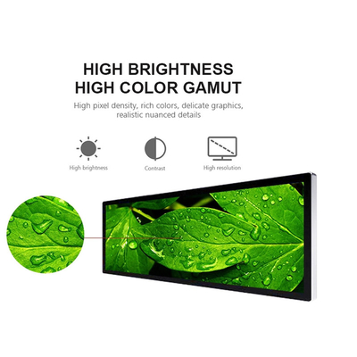 450cd/M2 34,6 τεντωμένη ίντσα φραγμών LCD ευρεία LCD επιτροπή οργάνων ελέγχου TFT εξαιρετικά