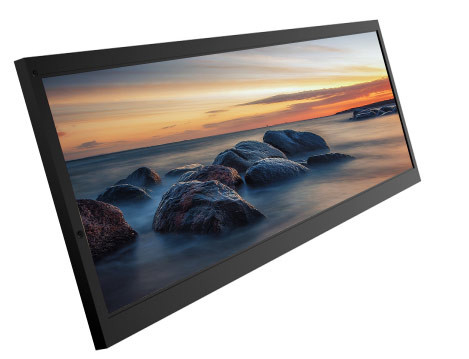 1500cd/m2 τεντωμένη επίδειξη φραγμών LCD, ΔΙΕΘΝΈΣ ΕΙΔΗΣΕΟΓΡΑΦΙΚΌ ΠΡΑΚΤΟΡΕΊΟ επιτροπή Ultrawide LCD 36,5 ίντσας